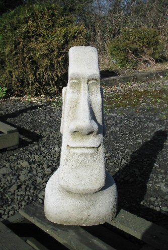 KAEI3 Plain Male Easter Island Head
